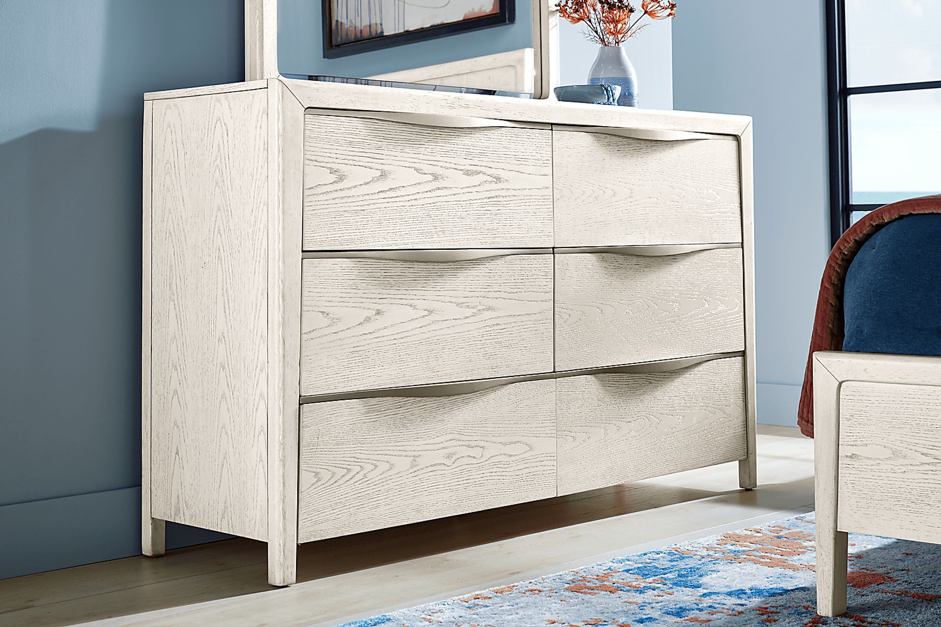 Rockport White 5 Pc Queen Panel Bedroom - Image 7