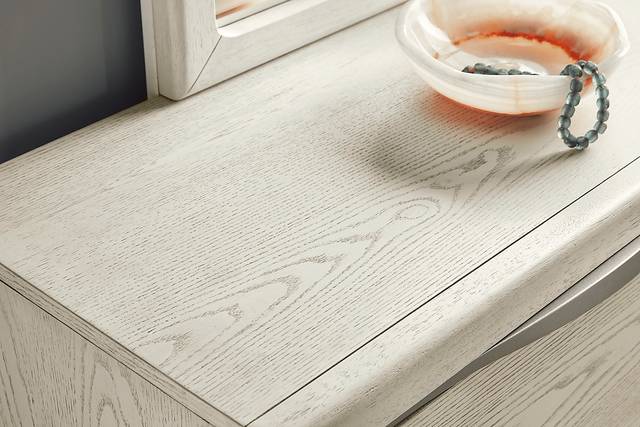 Rockport White 5 Pc Queen Panel Bedroom - Thumbnail - Image 9