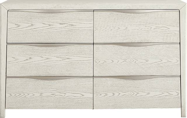 Rockport White 5 Pc Queen Panel Bedroom - Thumbnail - Image 6