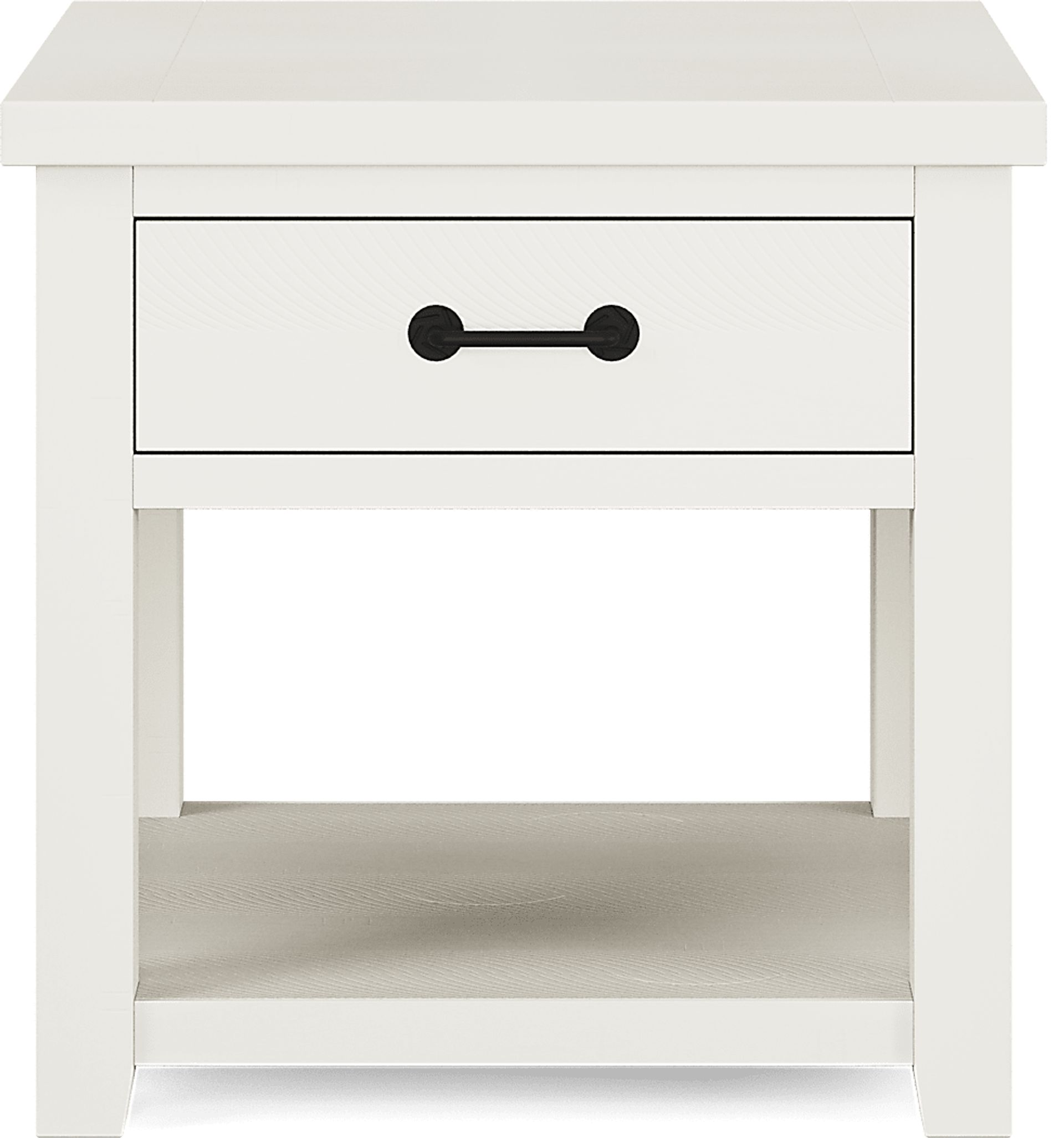Rocky Creek White End Table - Image 2
