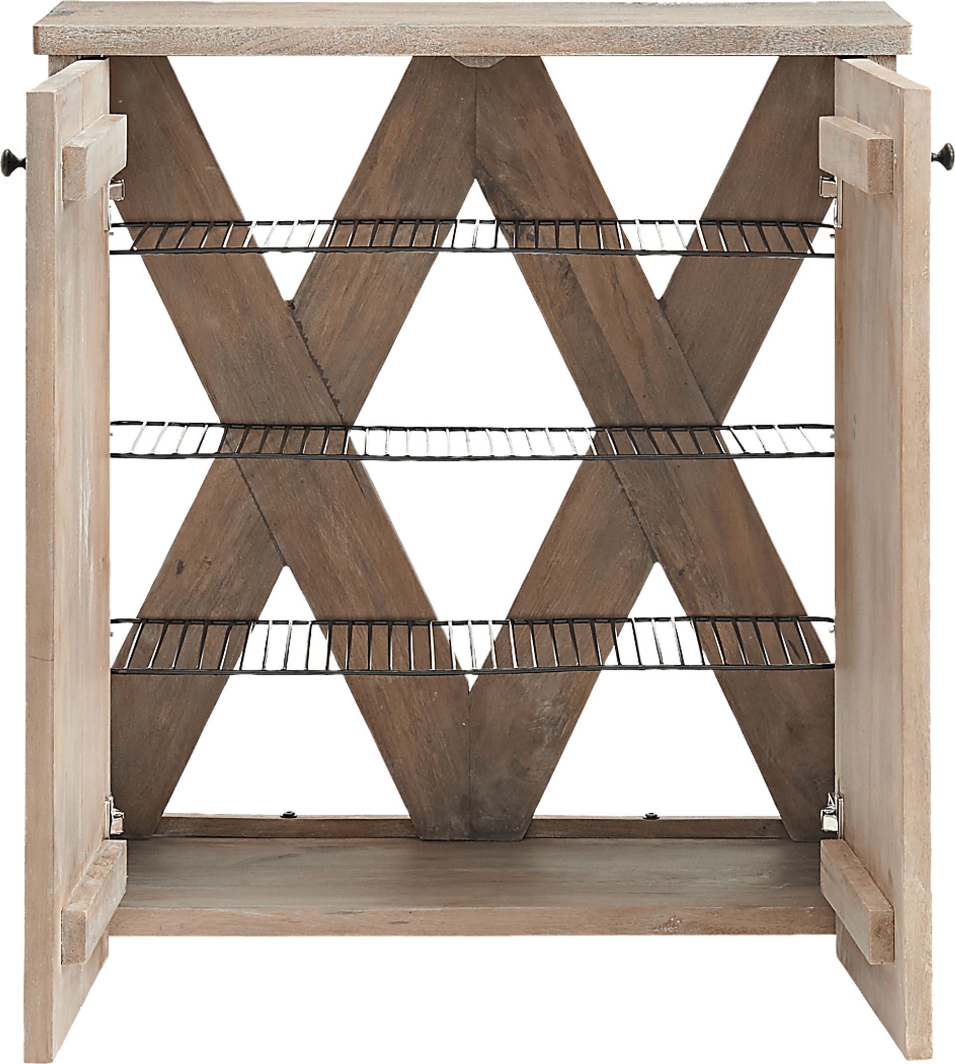 Roderock Brown Accent Shoe Storage Cabinet - Image 11