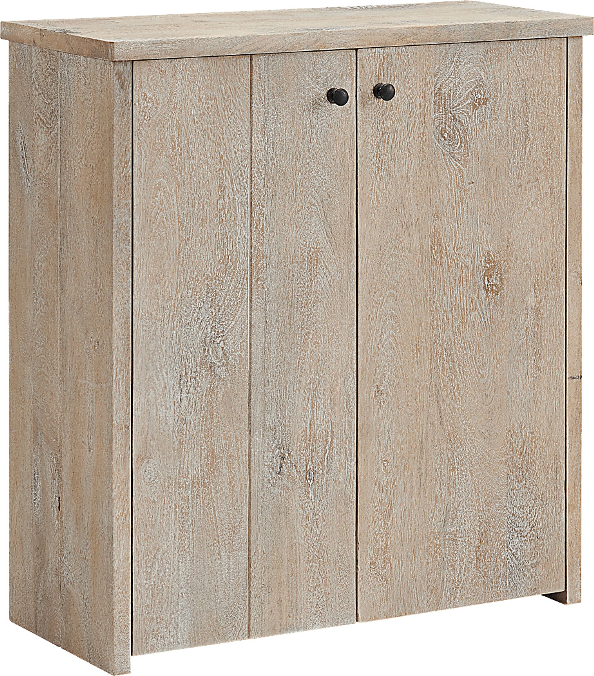Roderock Brown Accent Shoe Storage Cabinet - Image 1