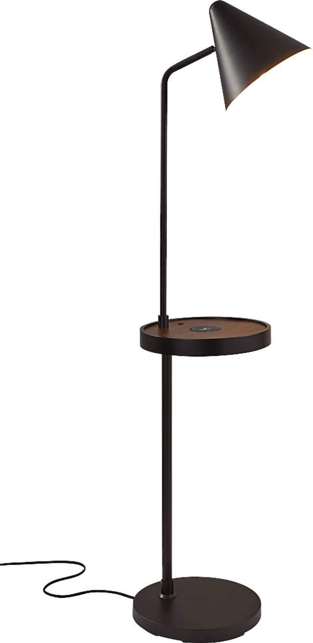 Rodkey Black Floor Lamp - Thumbnail - Image 1