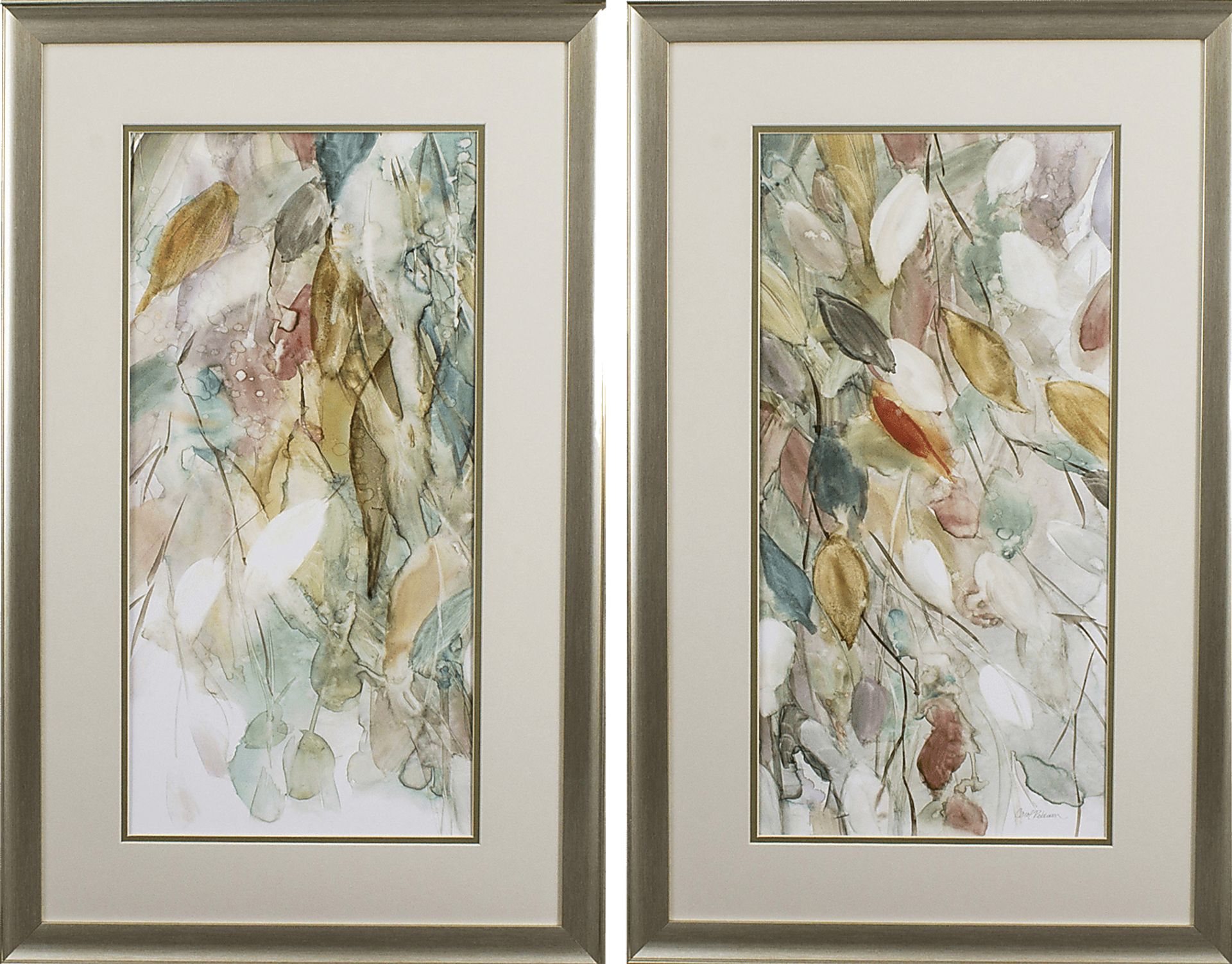 Roeoaks Blue Artwork, Set of 2 - Image 1