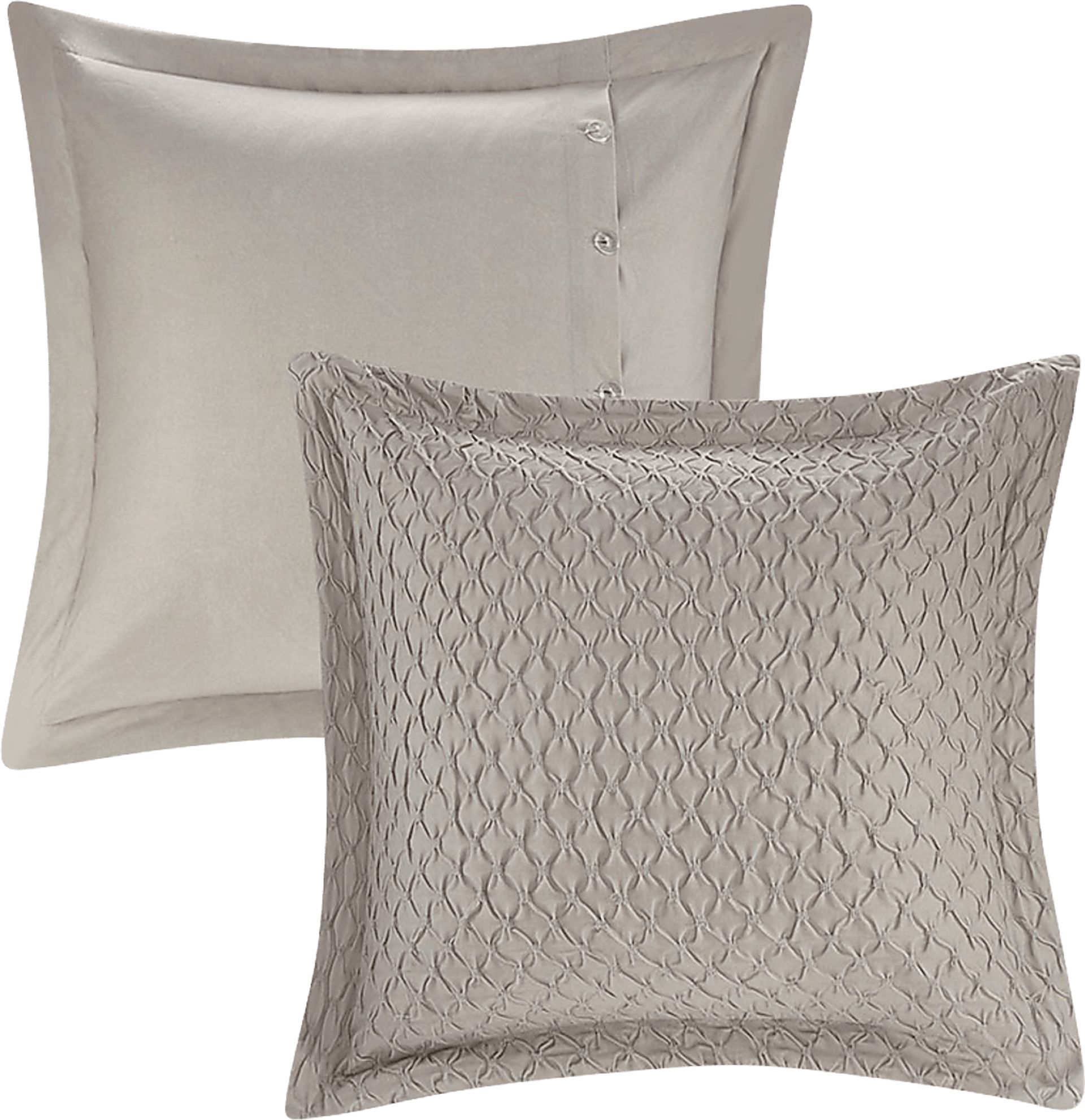 Roffignae Taupe 8 Pc Queen Comforter Set - Image 4