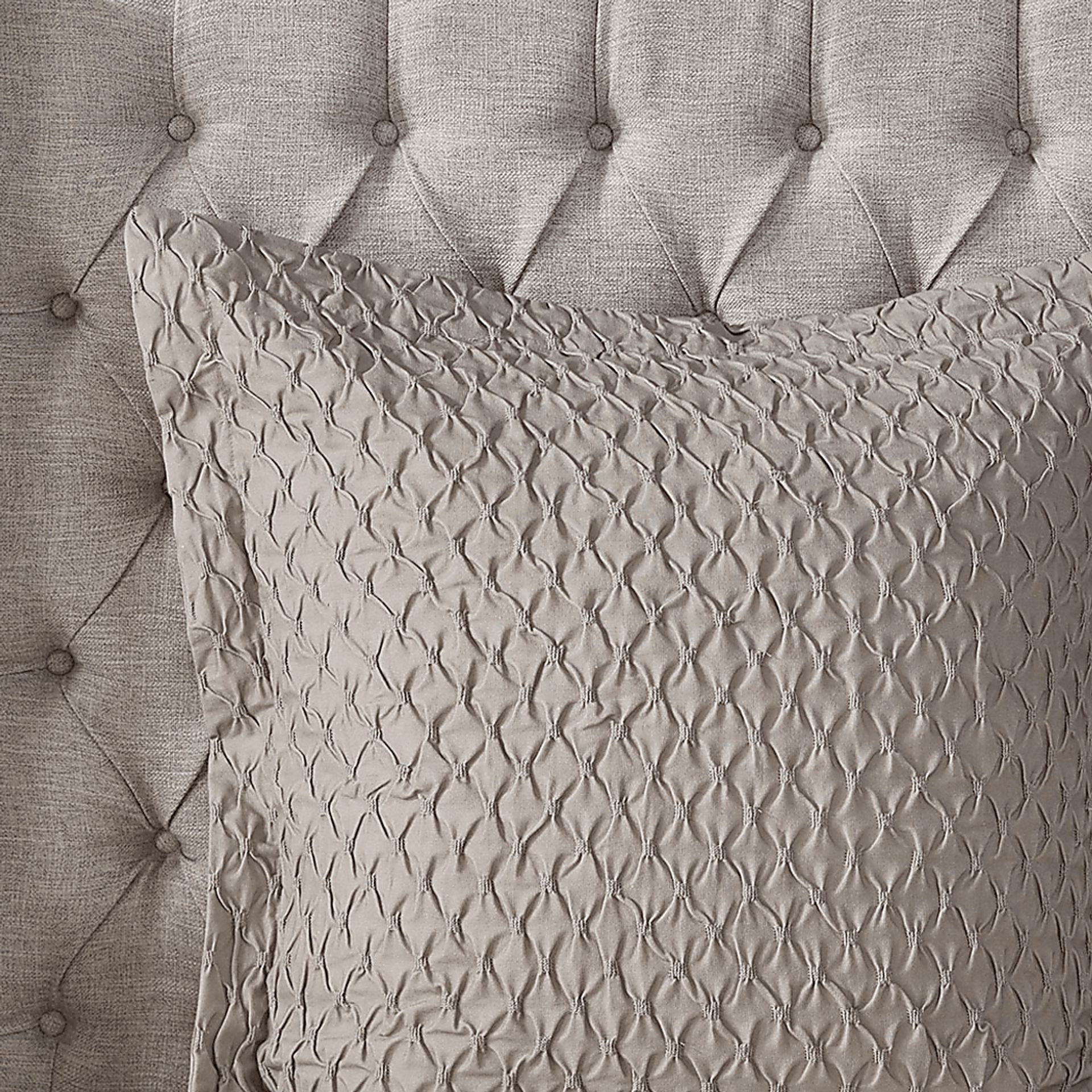 Roffignae Taupe 8 Pc Queen Comforter Set - Image 10