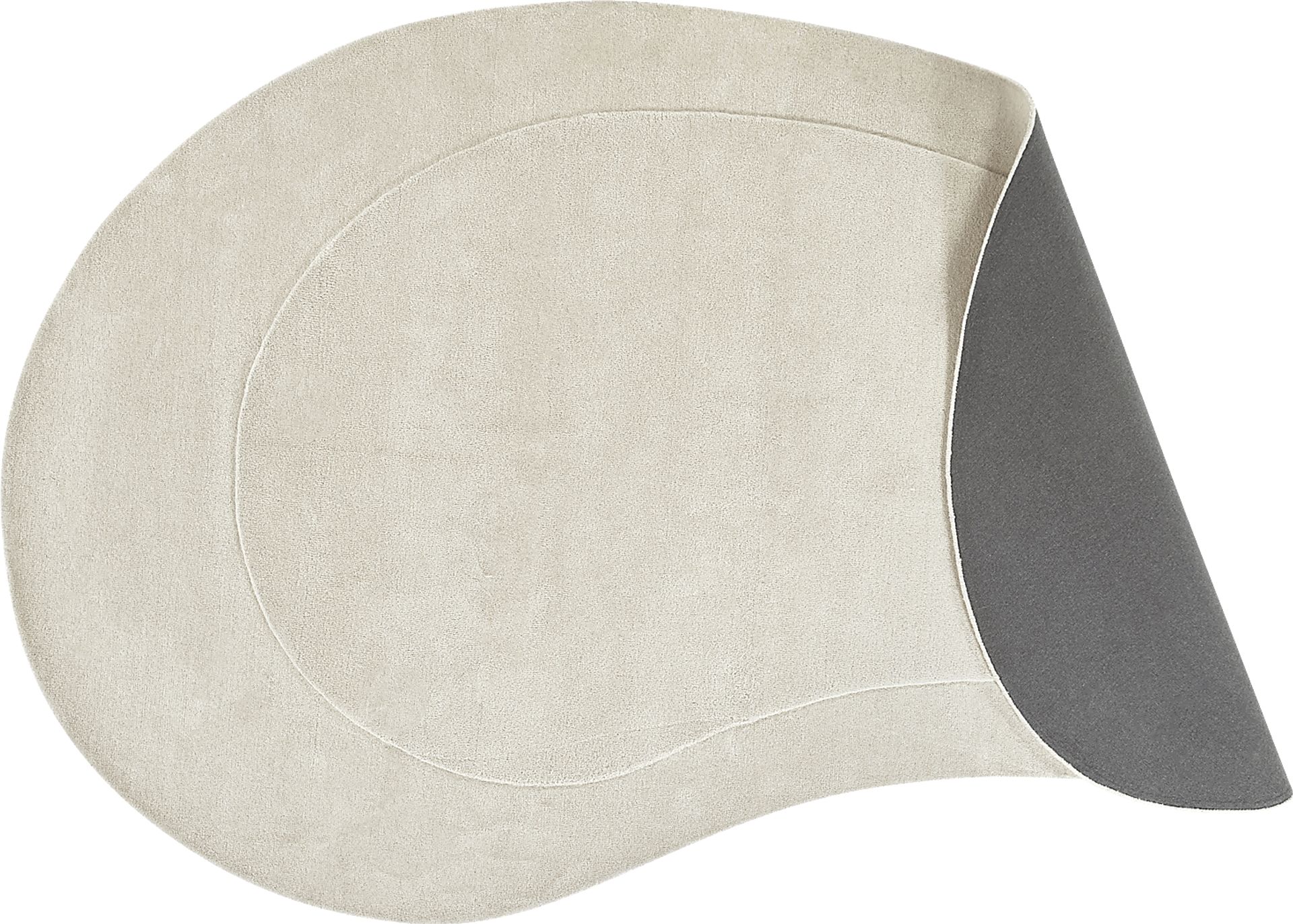Roffinne Ivory 7'3 x 11' Oval Rug - Image 3