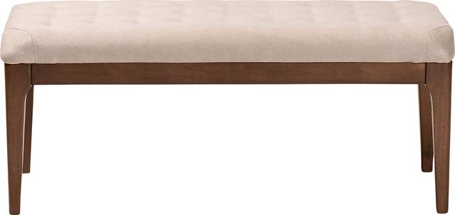 Rofini Beige Dining Bench - Thumbnail - Image 3
