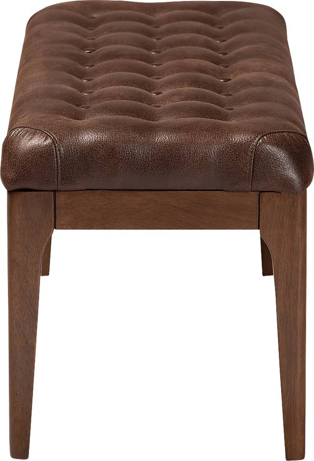 Rofini Brown Dining Bench - Thumbnail - Image 4