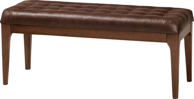 Rofini Brown Dining Bench - Thumbnail - Image 1
