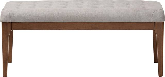 Rofini Gray Dining Bench - Thumbnail - Image 3