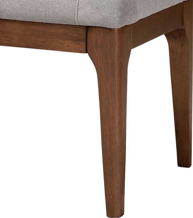 Rofini Gray Dining Bench - Thumbnail - Image 5