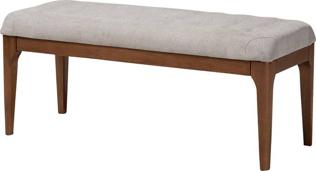Rofini Gray Dining Bench - Thumbnail - Image 1