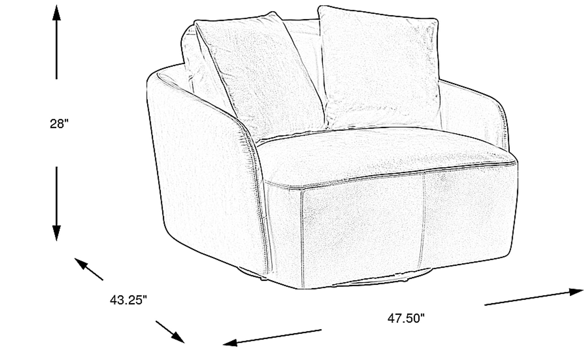 Dimension Image. Please refer to the Dimension Tab on this page for dimension details.