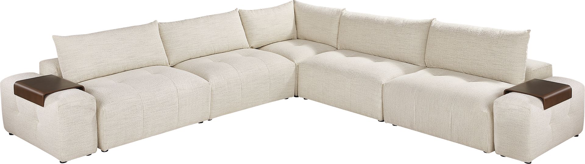 Rogan Place Off-White 7 Pc Sectional - Image 1