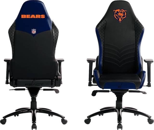 Roguelike NFL Chicago Bears Blue Gaming Chair - Thumbnail - Image 3