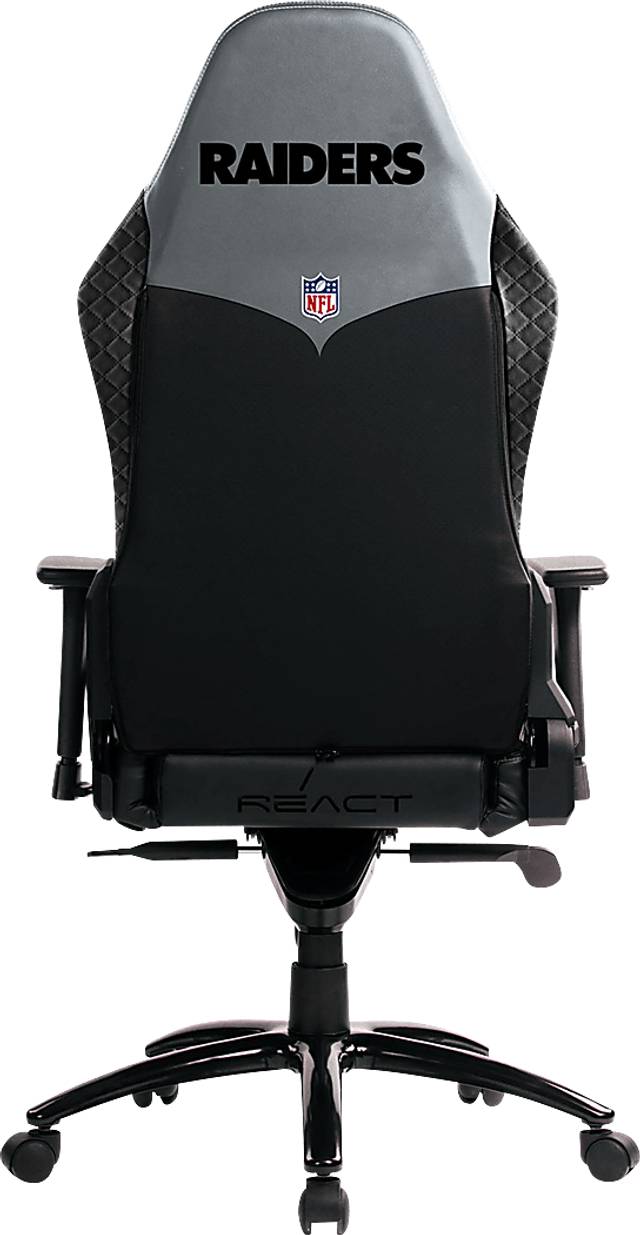 Roguelike NFL Oakland Raiders Gray Gaming Chair - Thumbnail - Image 2
