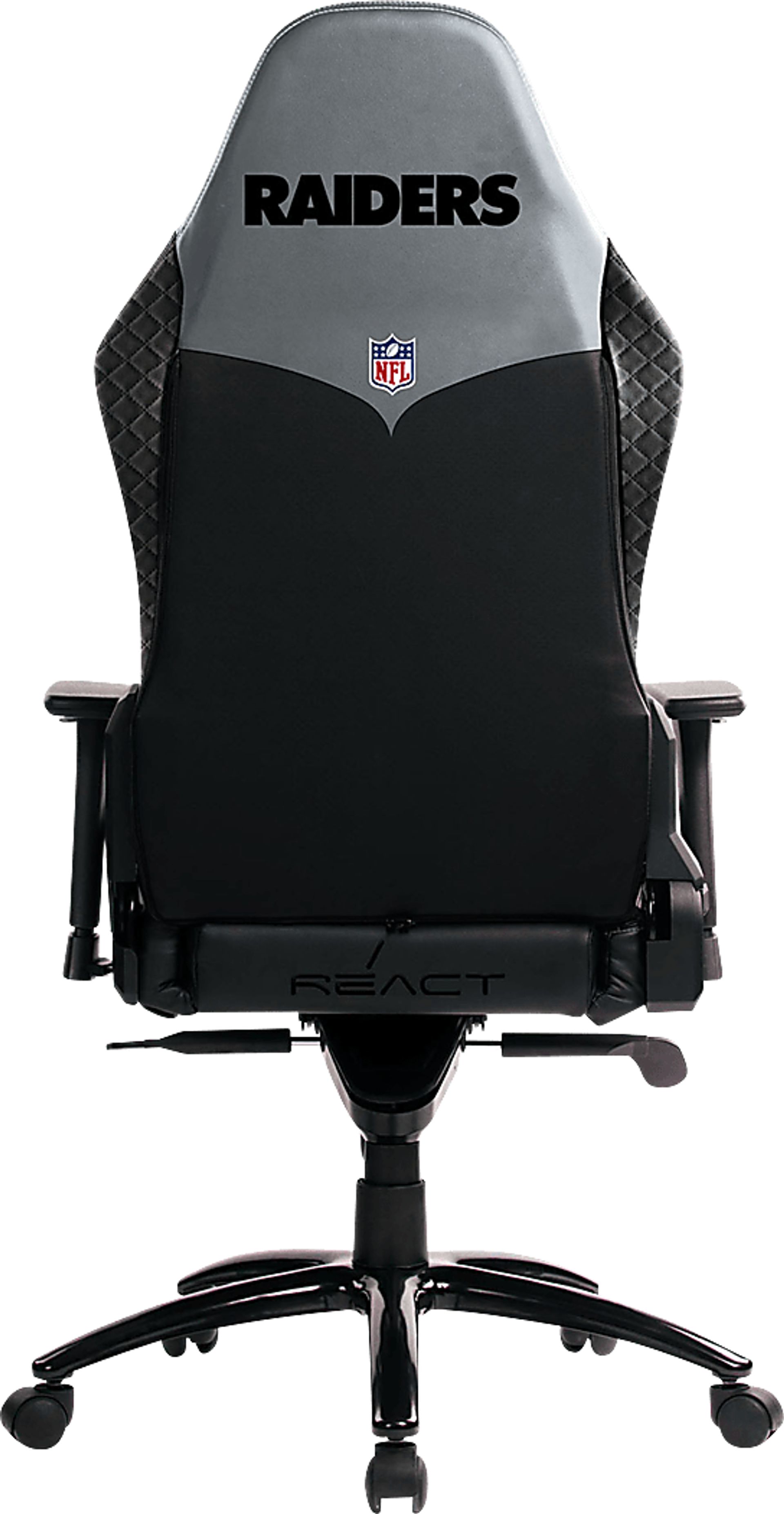 Roguelike NFL Oakland Raiders Gray Gaming Chair - Image 2