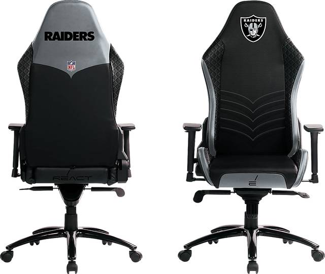 Roguelike NFL Oakland Raiders Gray Gaming Chair - Thumbnail - Image 3