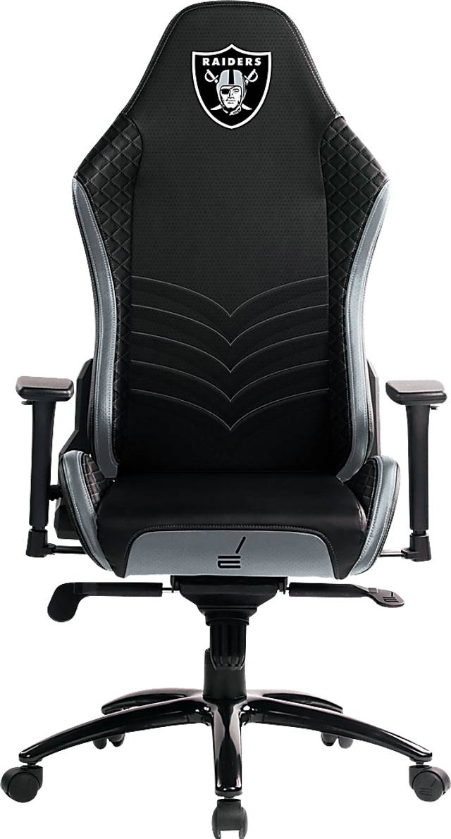 Roguelike NFL Oakland Raiders Gray Gaming Chair - Thumbnail - Image 1