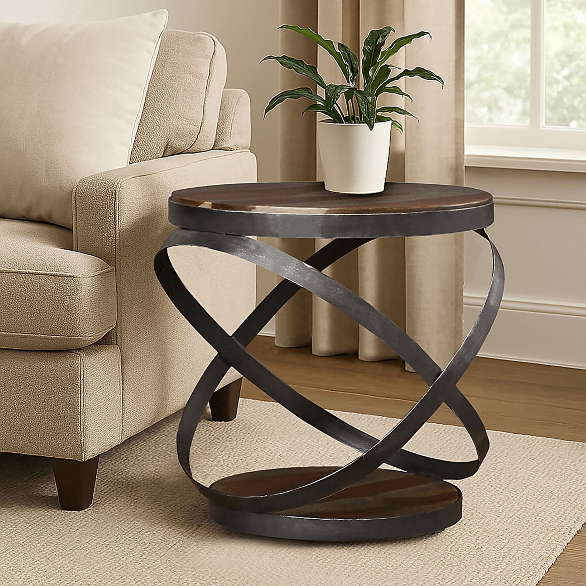 Rohn Gray Accent Table - Image 2