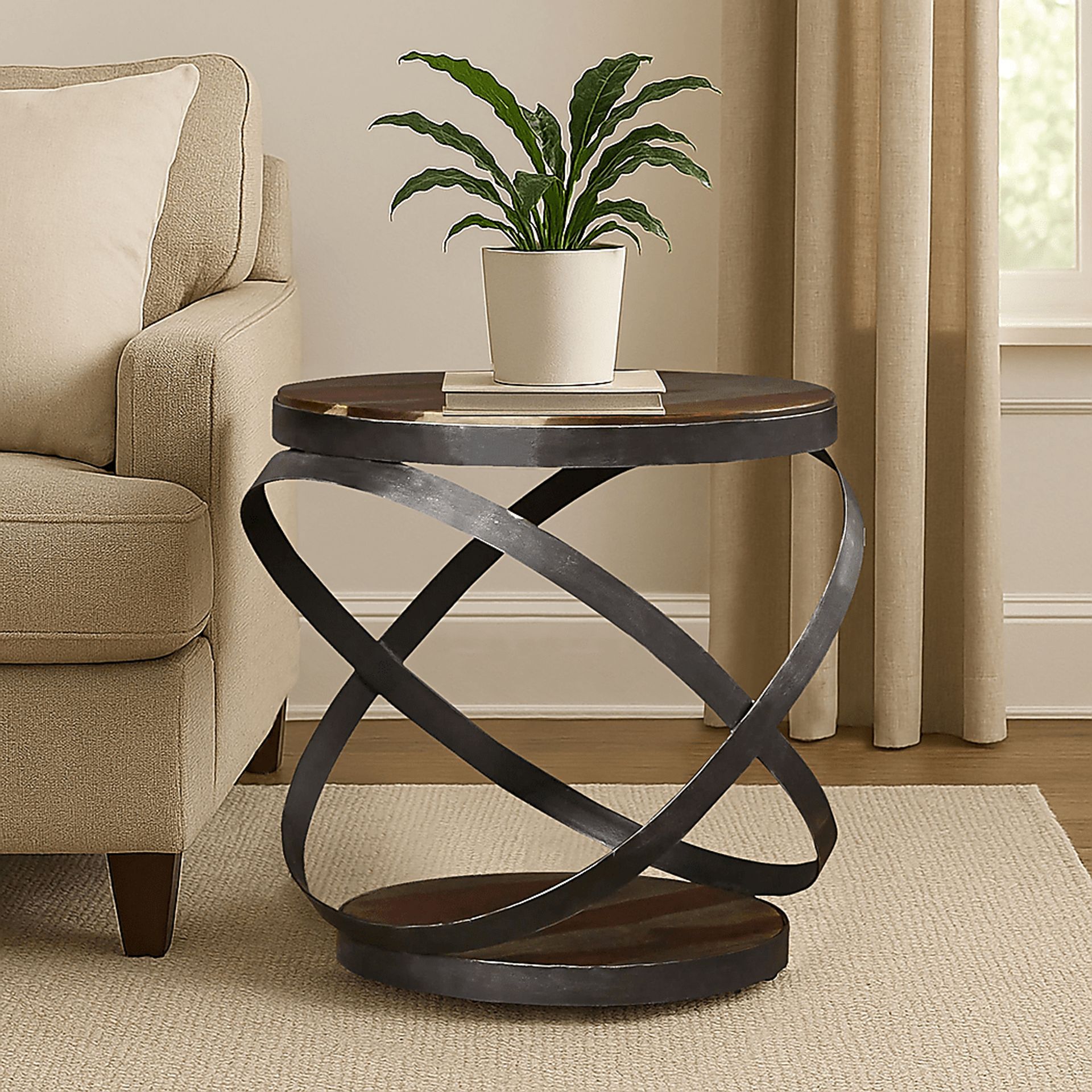 Rohn Gray Accent Table - Image 3