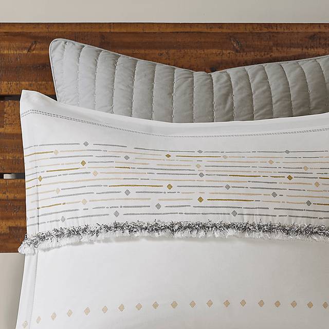 Rohret White 3 Pc Full/Queen Duvet Set - Thumbnail - Image 8