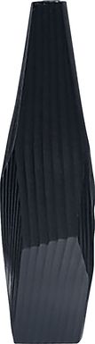 Rohrets Black 21 in. Vase