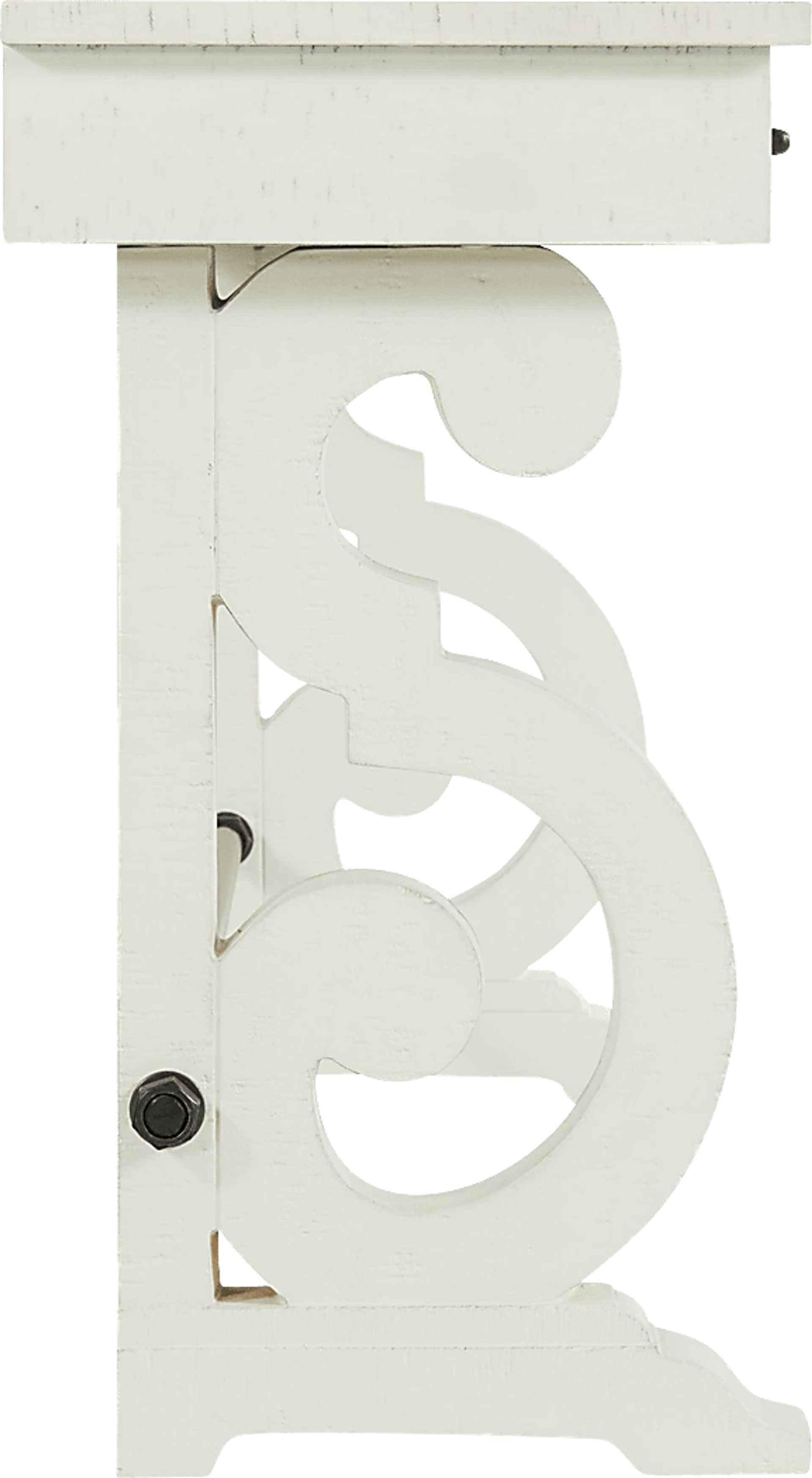 Roleeson White Sofa Table - Image 4