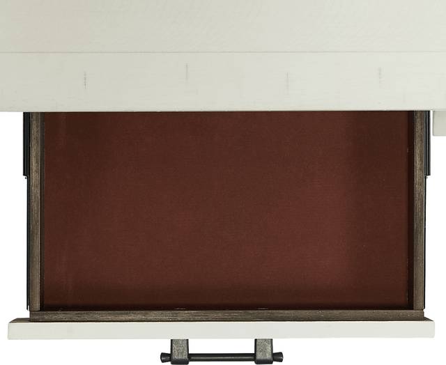 Roleeson White Sofa Table - Thumbnail - Image 5