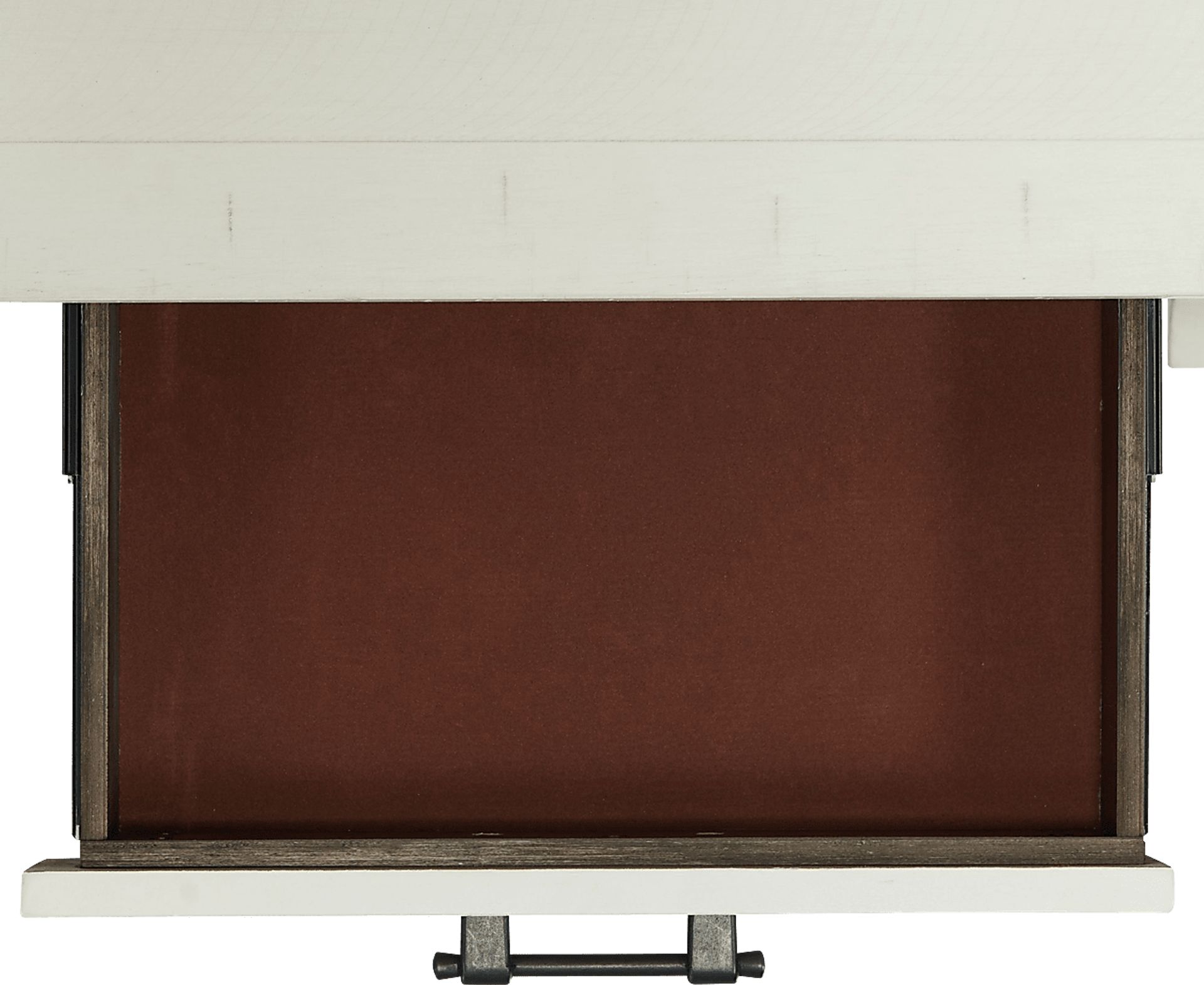 Roleeson White Sofa Table - Image 5