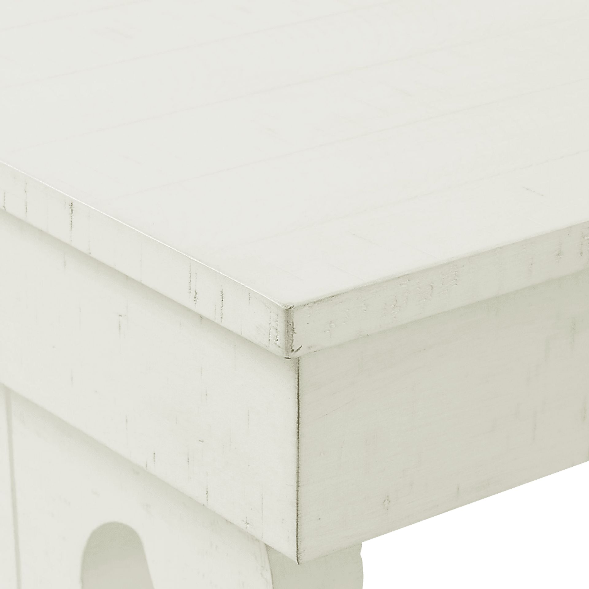 Roleeson White Sofa Table - Image 7