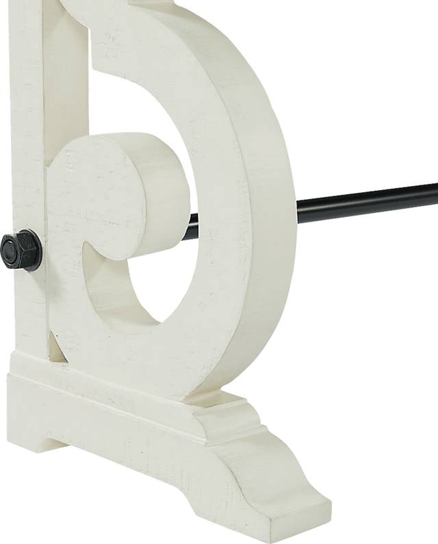 Roleeson White Sofa Table - Thumbnail - Image 8