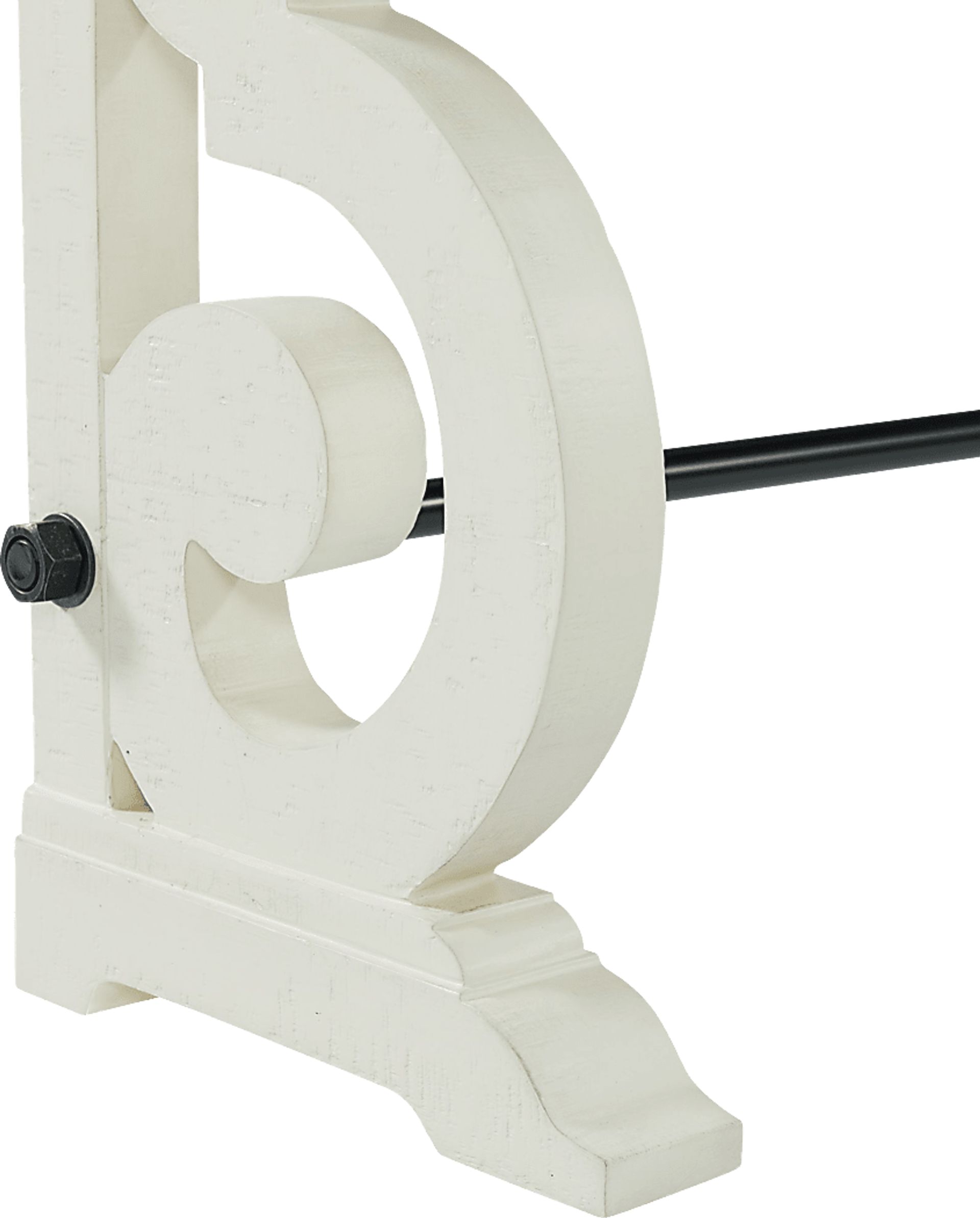 Roleeson White Sofa Table - Image 8