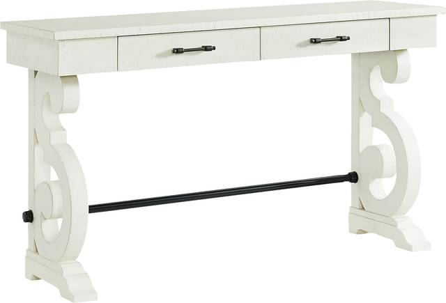 Roleeson White Sofa Table - Thumbnail - Image 1