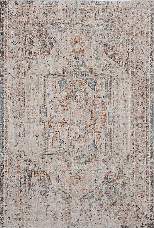 Rolinet Beige/Cream 5'3 x 7'10 Indoor/Outdoor Rug - Thumbnail - Image 1