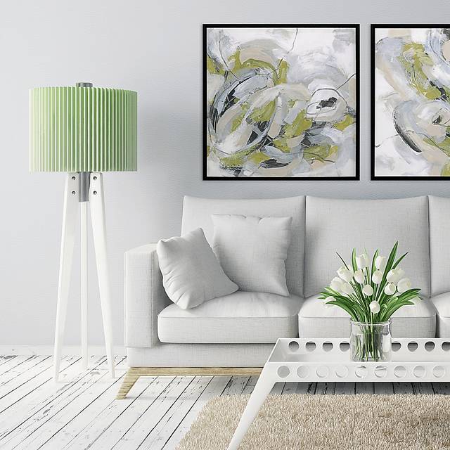 Rolling Flows I Gray Framed Artwork - Thumbnail - Image 2