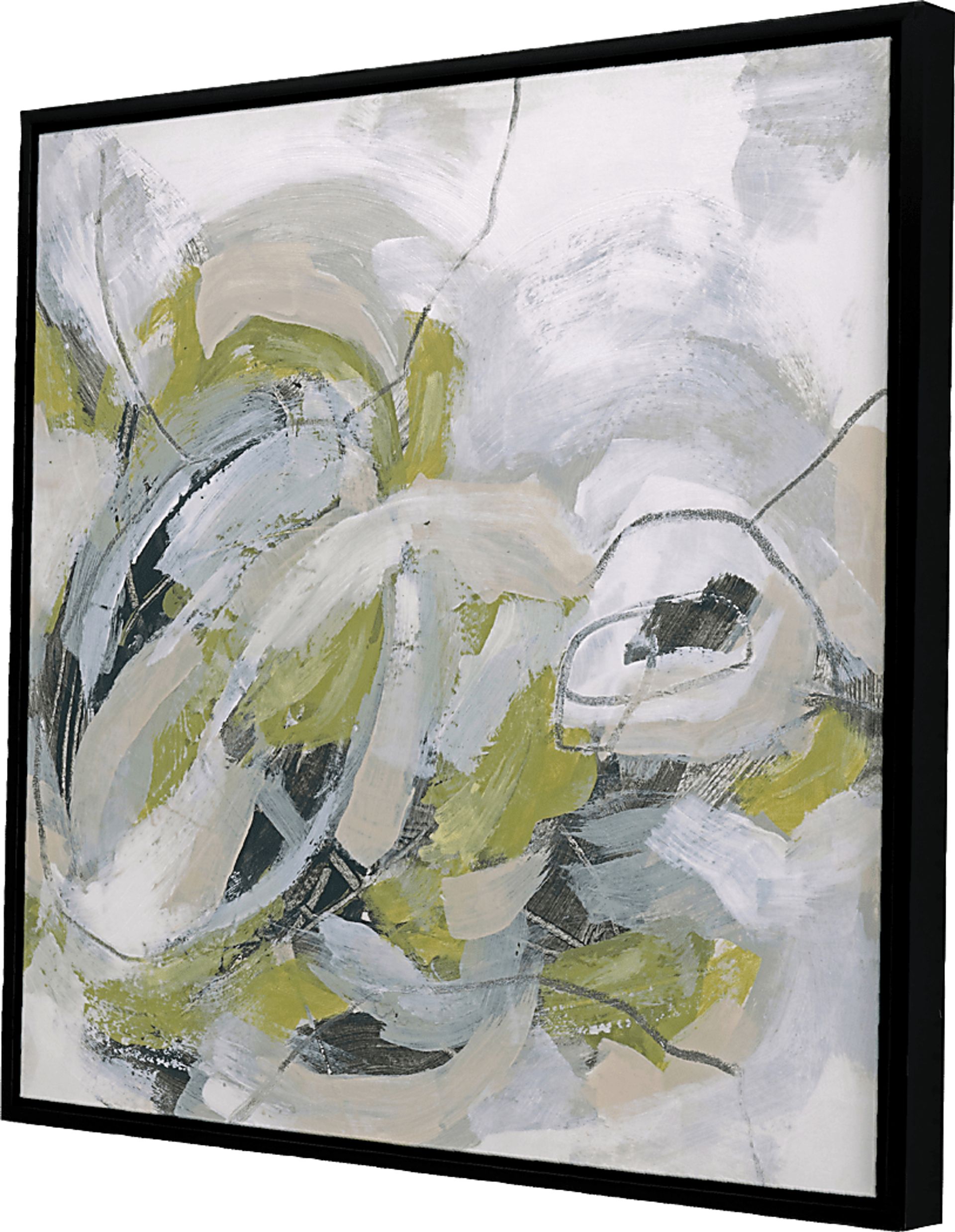 Rolling Flows I Gray Framed Artwork - Image 3