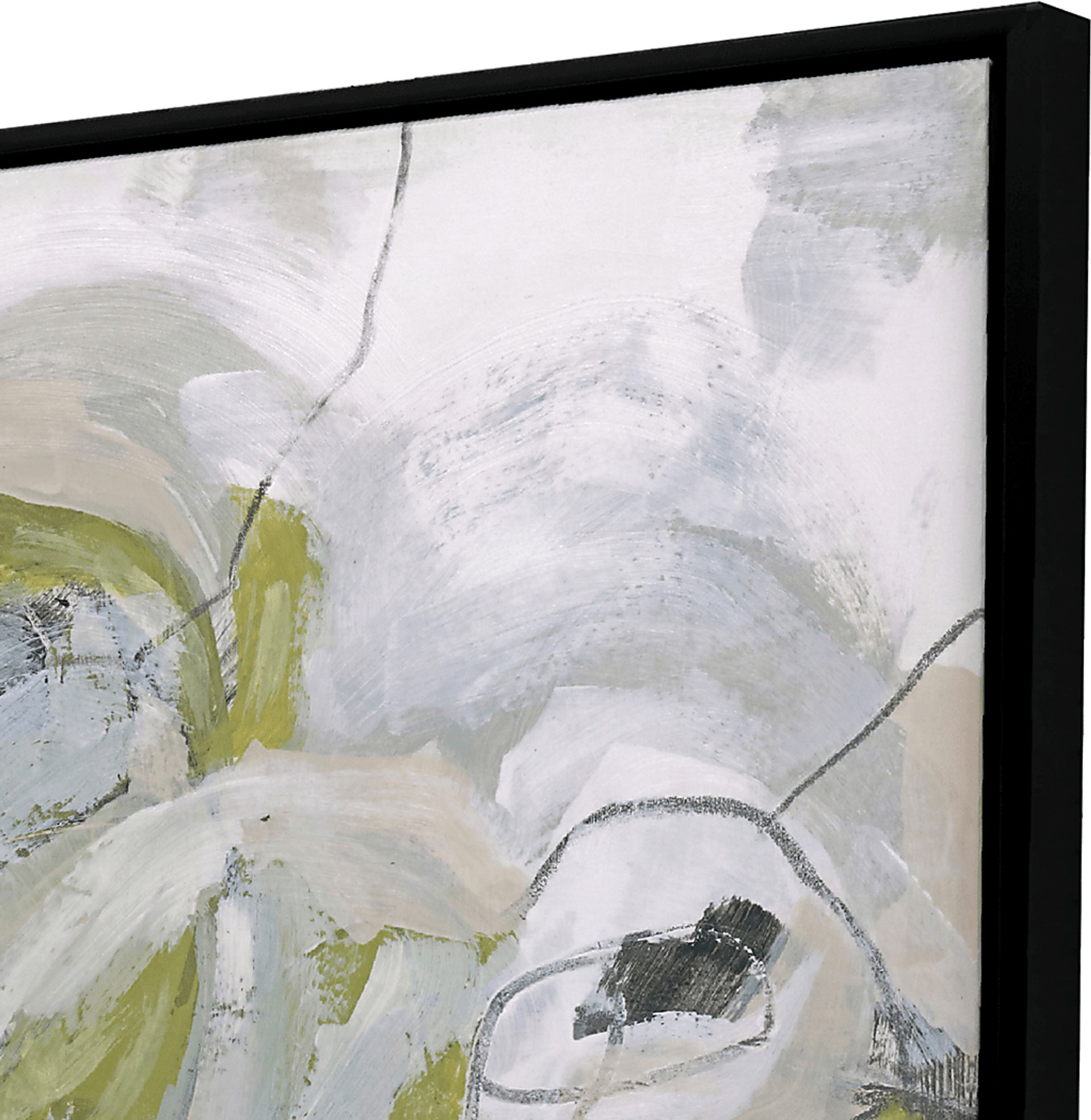 Rolling Flows I Gray Framed Artwork - Image 4
