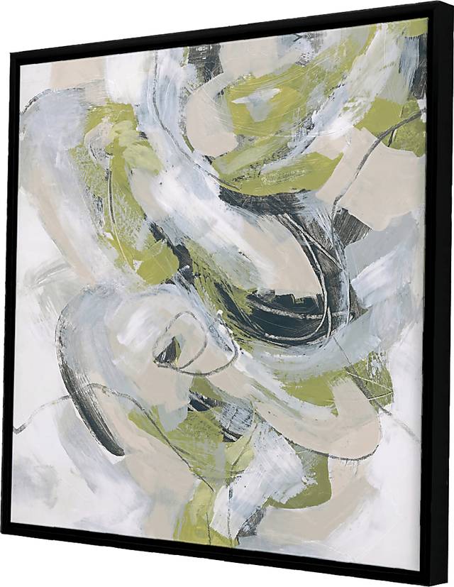 Rolling Flows II Gray Framed Artwork - Thumbnail - Image 3