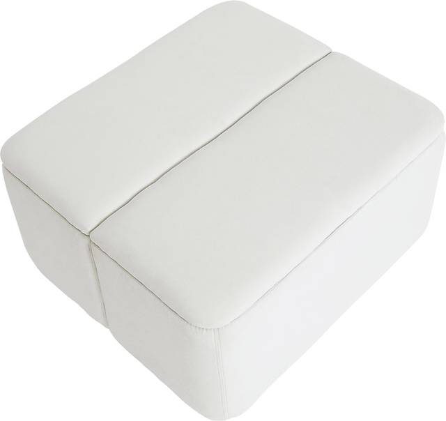 Rollingbrook Cream Ottoman - Thumbnail - Image 4