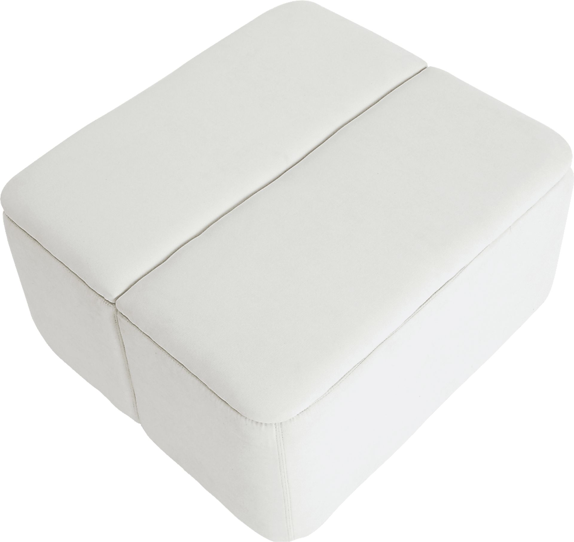 Rollingbrook Cream Ottoman - Image 4