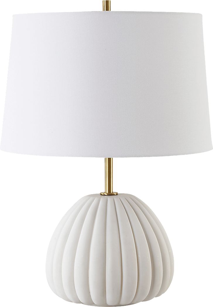Rolyat Bay White Lamp
