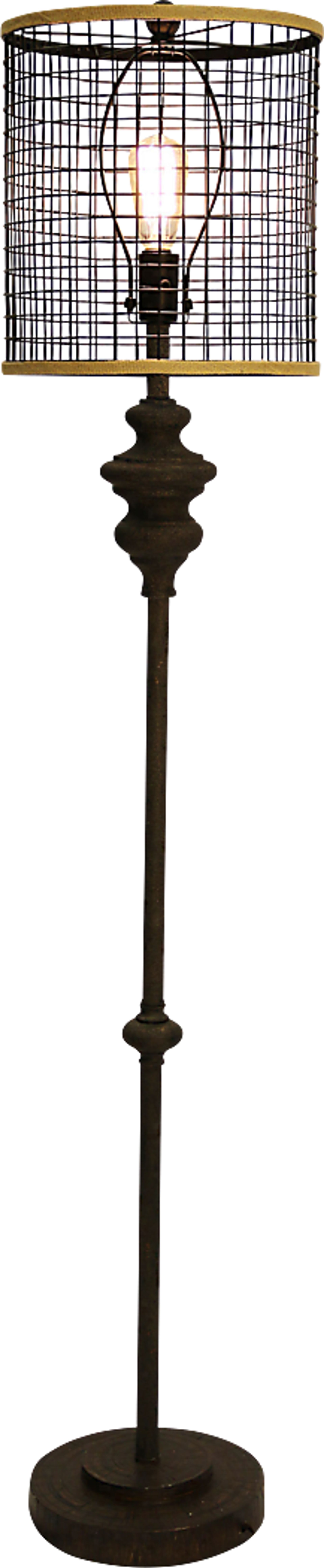Romany Black Floor Lamp - Image 2