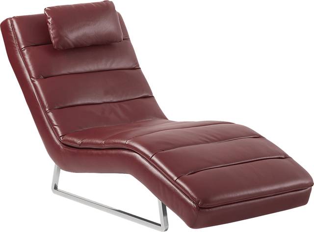Rombro Red Chaise - Thumbnail - Image 1