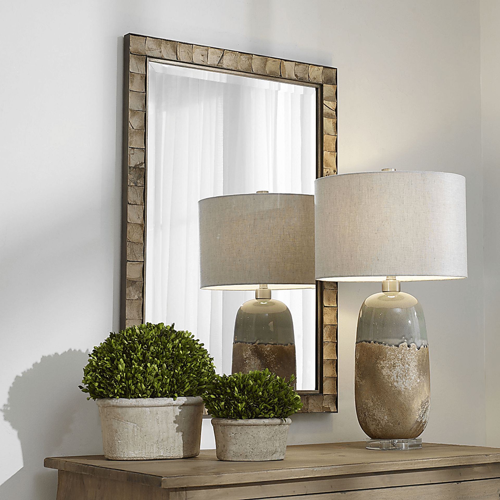 Romelie Gold Mirror - Image 5