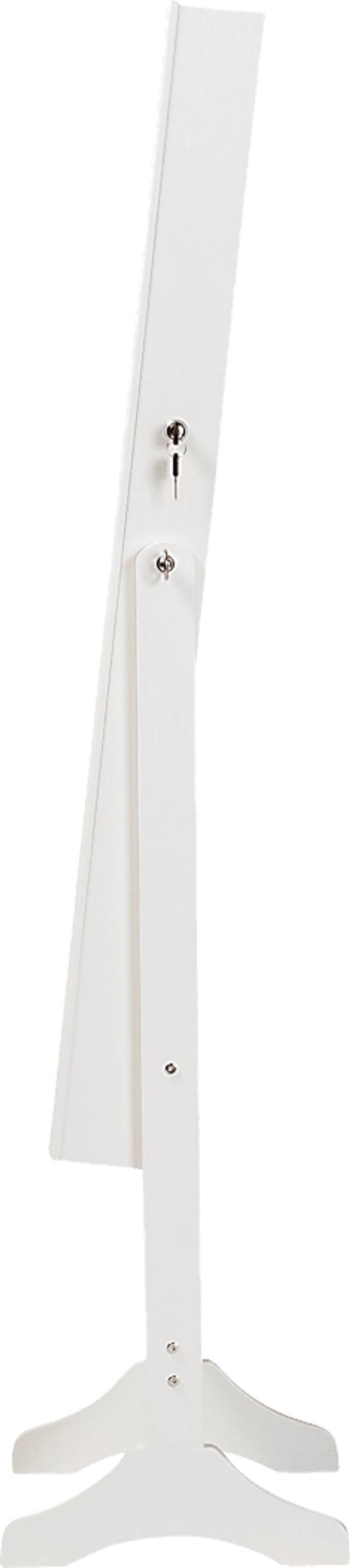 Romerly White Cheval Jewelry Armoire - Thumbnail - Image 4