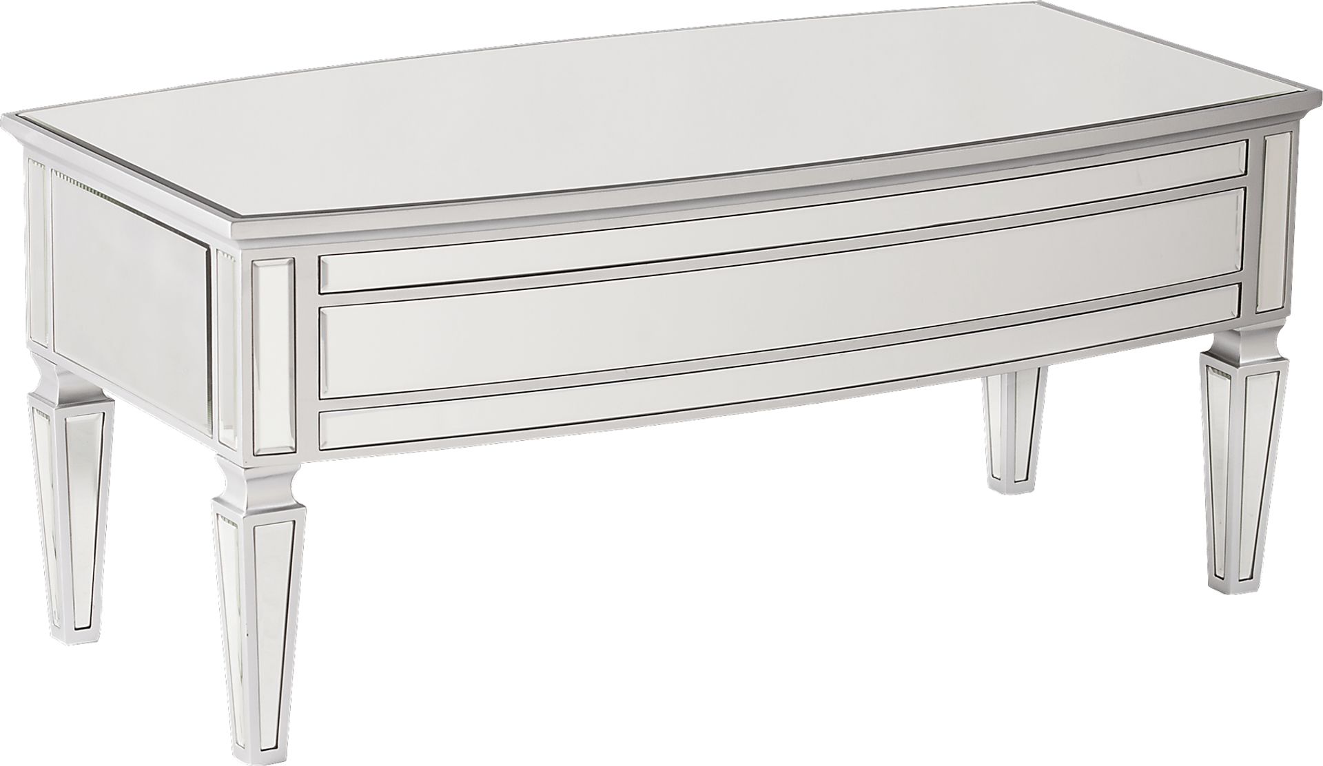 Romeyn Silver Cocktail Table - Image 1