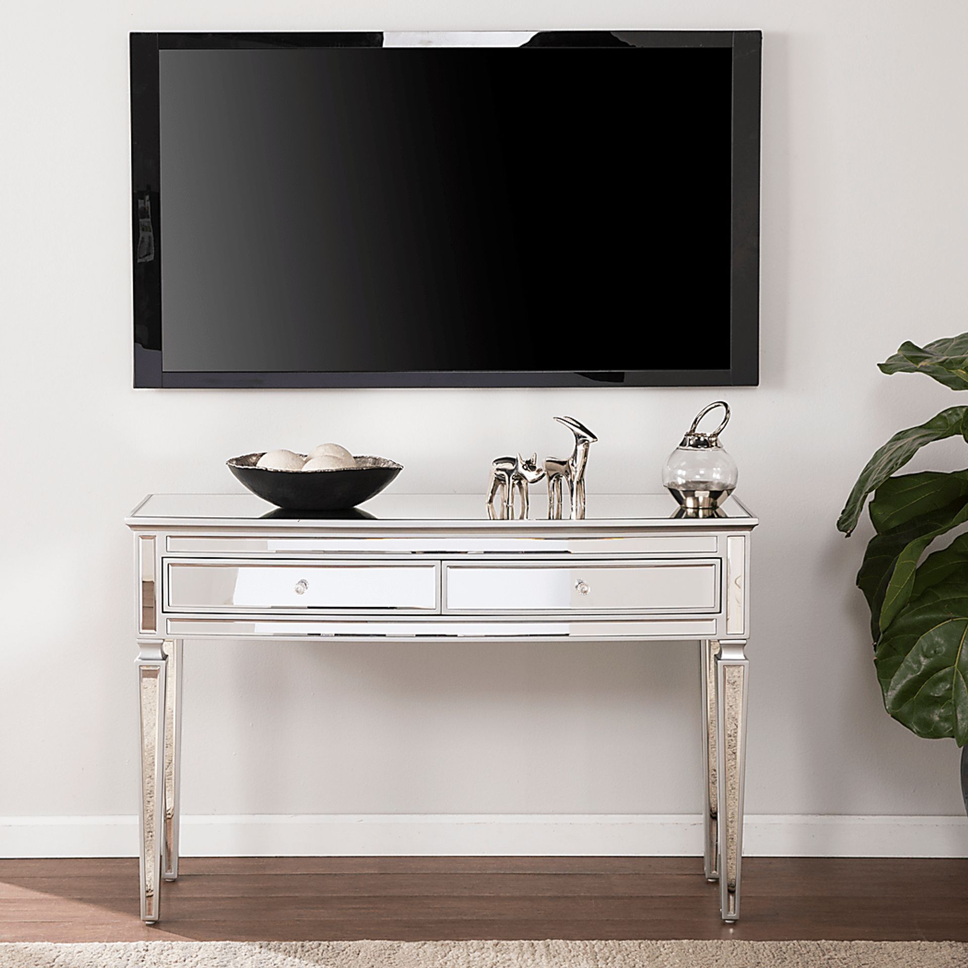 Romeyn Silver Console Table - Image 2