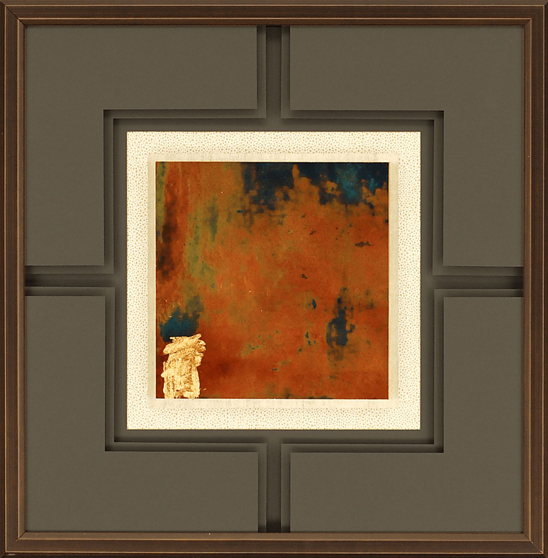 Romine IV Brown Artwork - Image 1